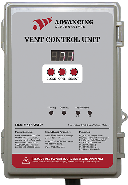 Advancing Alternatives VCU2-24 Environmental Controller - Controls